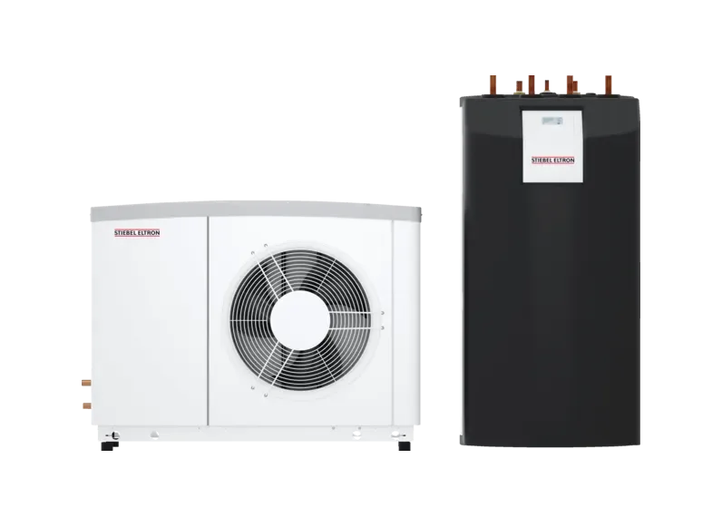 Stiebel Eltron Warmtepompset met geintegreerde boiler van 178 liter (WPL 09 ACS classic compact Set 1.1) Uitverkoop