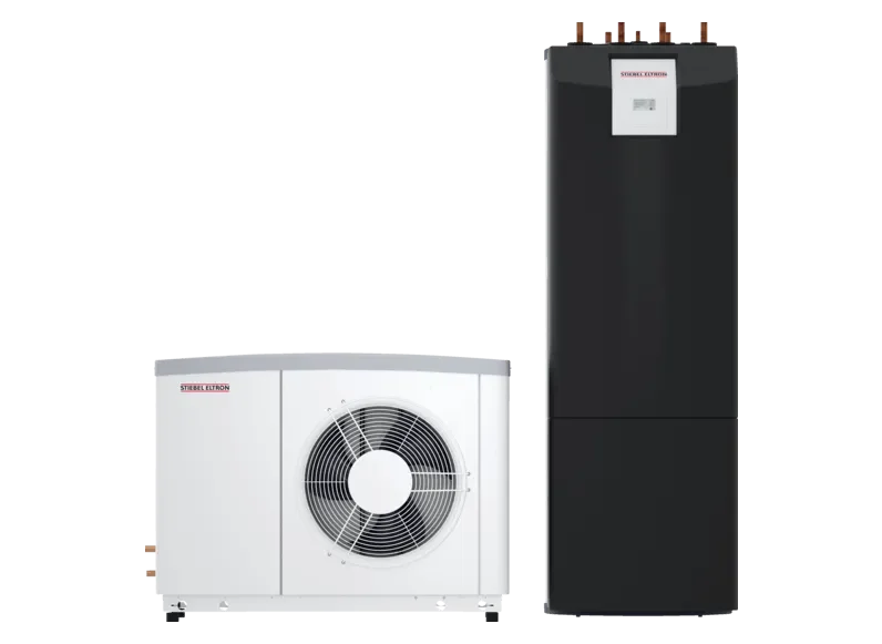 Stiebel Eltron Warmtepompset met geintegreerde boiler van 178 liter en 80 liter buffervat ( WPL 09 ACS classic compact plus Set 1.1 ) Goedkoop