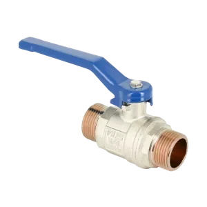 Hoge Kwaliteit BONFIX Kogelkraan 3/4″ bu.dr. x 3/4″ bu.dr. + blauwe hendel