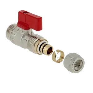 BONFIX Kogelkraan 1/2″ x 16 mm knel t.b.v. collector rood Rechtstreeks Van De Fabrikant