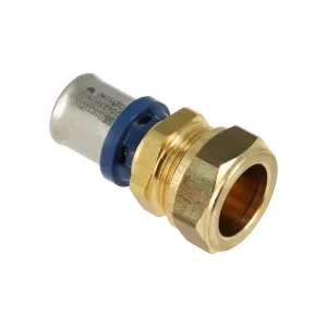 Premium BONFIX Alu-pers rechte koppeling 20 x 15 mm knel