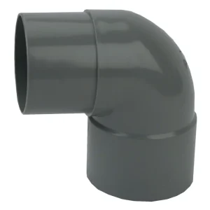 PVC HWA Bocht 90° grijs 80 M/VS Alleen Vandaag