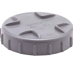 Betaalbaar PVC Schroefdeksel grijs 125 +Dichting