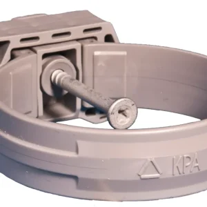 PVC KPA Beugel + Plug grijs 80 Fabrieksprijs