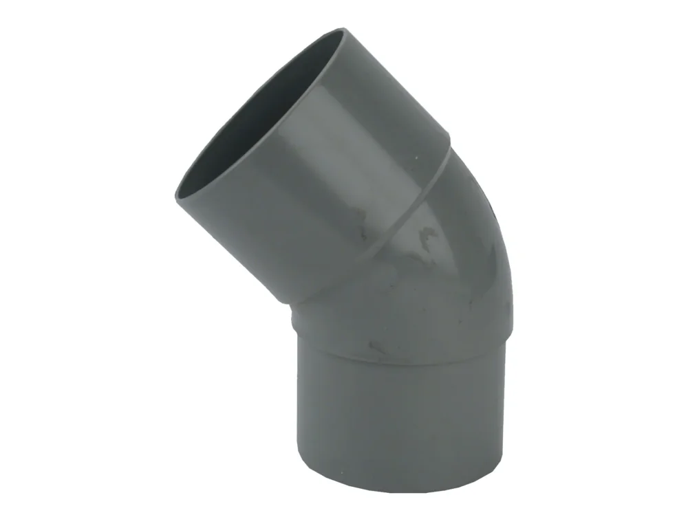 PVC HWA Bocht 45° grijs 60 M/VS Snelle Levering