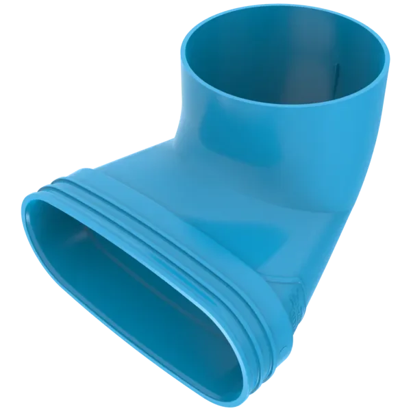 Meest Verkocht Wavin Ventiza Eindst.90° 195×125 H=70 M/M