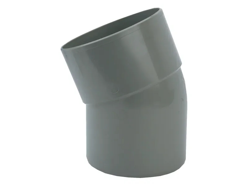 PVC Lijm Bocht 22° grijs 75 M/S Must-Have