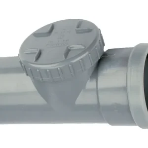 PVC Manchet Ontstop.+SD grijs 125 SN4 M/S Fabrieksprijs