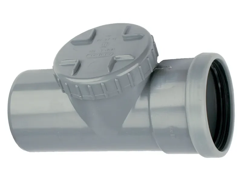 PVC Manchet Ontstop.+SD grijs 125 SN4 M/S Fabrieksprijs