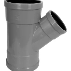 Superprijs PVC Manchet T-stuk 45° grijs 125×110 SN4 3M