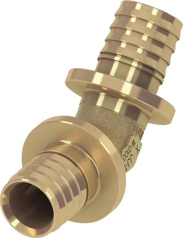 Dagaanbieding TECEflex knie 45° silicium brons 25 mm x 25 mm