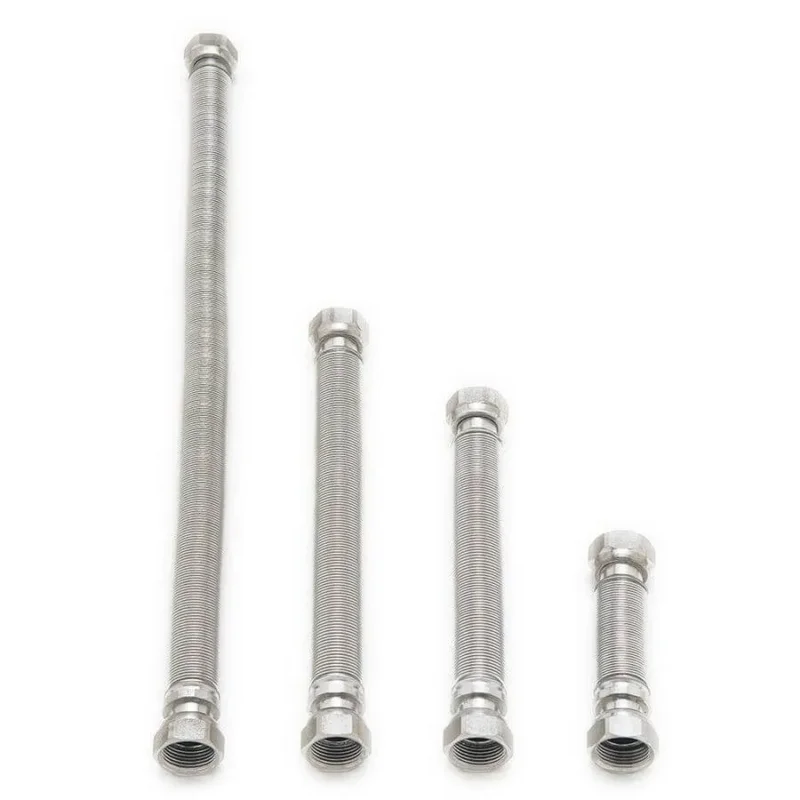 DRL Flexibele aansluitslang RVS 1″ binnendraad x binnendraad Lengte 110-210mm Meest Verkocht