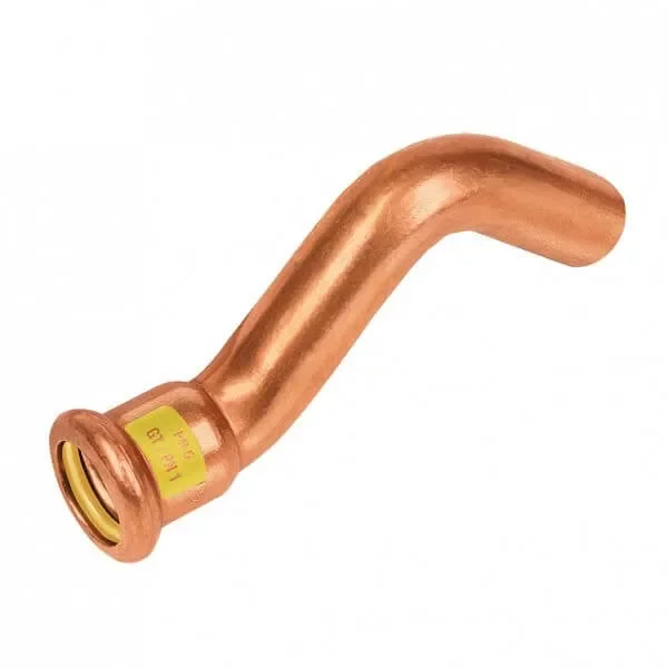 Exclusieve Aanbieding BONFIX M-press roodkoper gas insteekpasseerbocht 15 mm x 15 mm