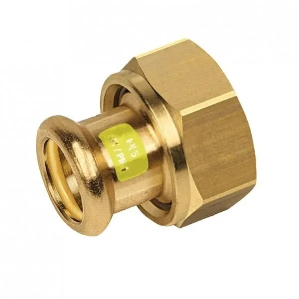 BONFIX M-press roodkoper gas wartel koppeling vlakke afdichting 3/4″ x 15 mm Lage Prijs