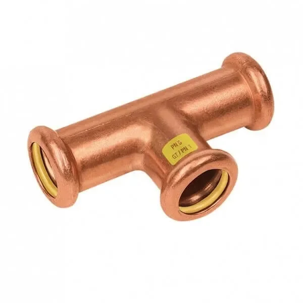 Speciale Aanbieding BONFIX M-press roodkoper gas T-stuk verlopend 15 x 12 x 15 mm