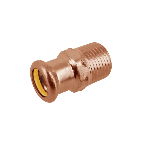 Alleen Vandaag BONFIX M-press roodkoper gas puntstuk buitendraad 1/2” x 15 mm