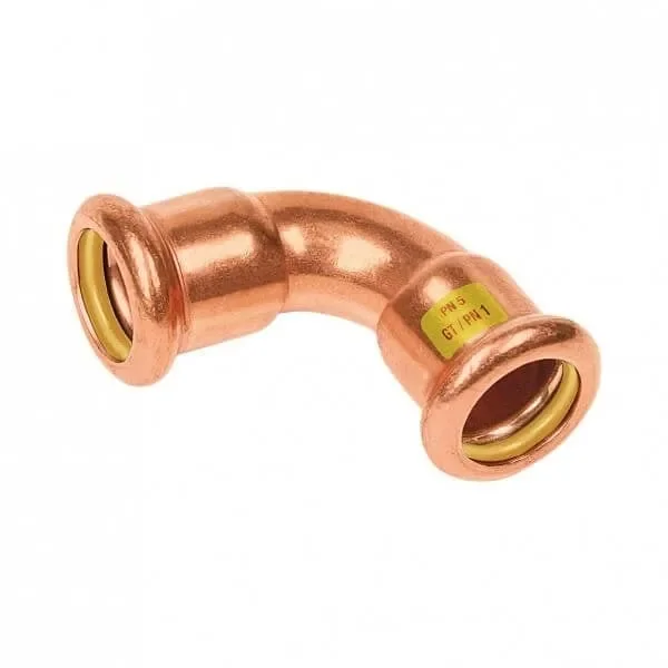 Gratis Retour BONFIX M-press roodkoper gas bocht 90 graden 15 x 15 mm