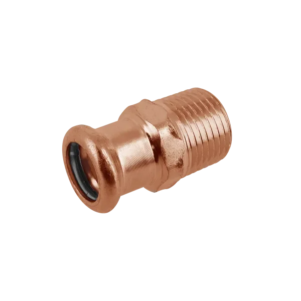 BONFIX M-press roodkoper water puntstuk buitendraad 1/2” x 15 mm Bestseller
