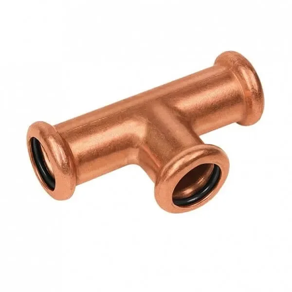 Beperkte Voorraad BONFIX M-press roodkoper water T-stuk 15 x 15 x 15 mm