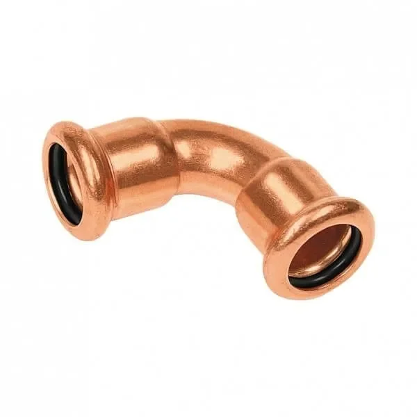 Betrouwbaar BONFIX M-press roodkoper water bocht 90 graden 15 x 15 mm
