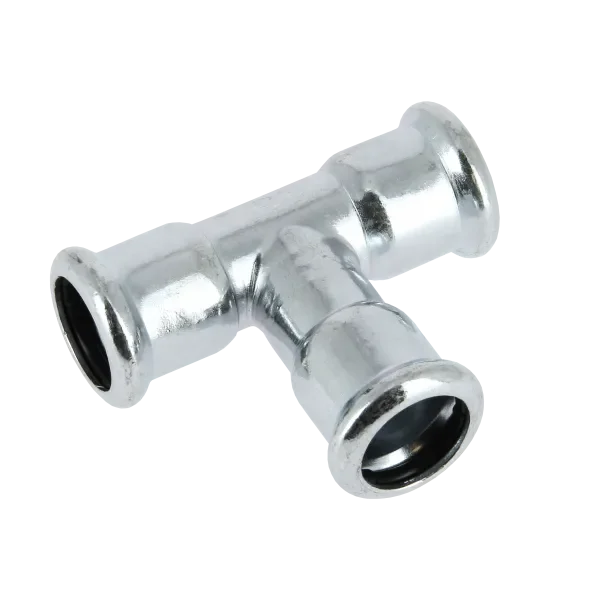 Gecertificeerd BONFIX M-press staalverzinkt T-stuk 15 x 12 x 15 mm