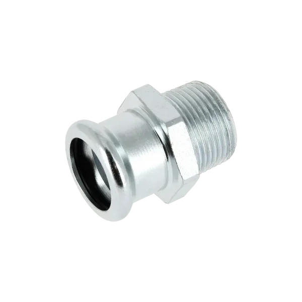 BONFIX M-press staalverzinkt puntstuk buitendraad 3/8″ x 15 mm Nieuw