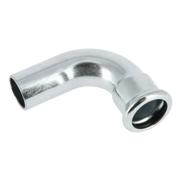 BONFIX M-press staalverzinkt insteekbocht 90 graden 12 mm x 12 mm Rechtstreeks Van De Fabrikant
