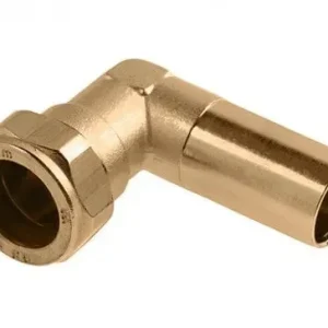 Bonfix messing inschuifkniekoppeling 15mm knel Meest Verkocht