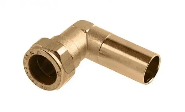 Bonfix messing inschuifkniekoppeling 15mm knel Meest Verkocht