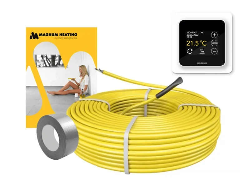 Shop Nu MAGNUM Cable Set 2100W + WiFi thermostaat zwart