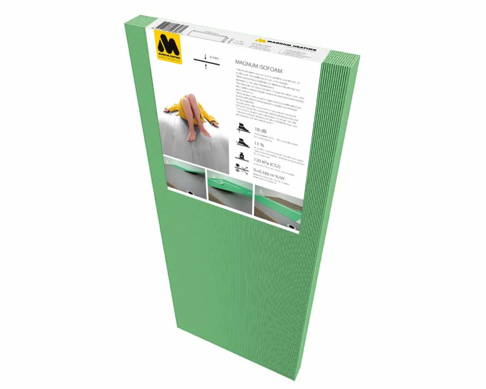 Voordeelprijs MAGNUM Isofoam PS Isolatie 6m2 – 10 stuks a 120x50x0,6cm