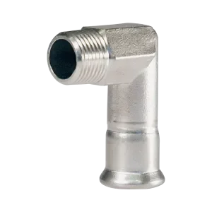 BONFIX M-press RVS-water kniekoppeling 3/4″ bu.dr. x 15 mm Rechtstreeks Van De Fabrikant
