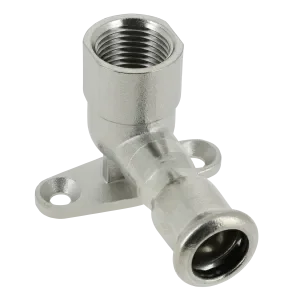 Uitverkoop BONFIX M-press RVS-water muurplaat 1/2″ bi.dr. x 15 mm