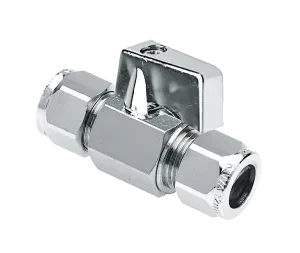 Populair BONFIX Minikogelkraan recht knel 10×10 (chromen knop)