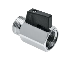 BONFIX Minikogelkraan 1/2″ bi.dr. x bu.dr. (zwarte knop) Voordeelprijs