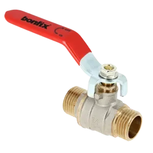 BONFIX Kogelkraan 1/2″ bu.dr. x 1/2″ bu.dr. + rode hendel Alleen Vandaag