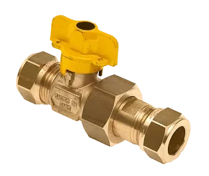 BONFIX Knel messing gaskogelkraan 15 mm x koppeling 15 mm Bestel Nu