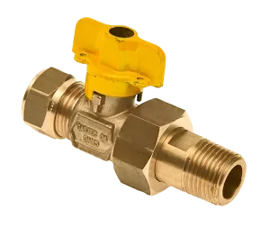 Koopje BONFIX Knel messing gaskogelkraan 15 mm x kopp. 1/2″ bu.dr.