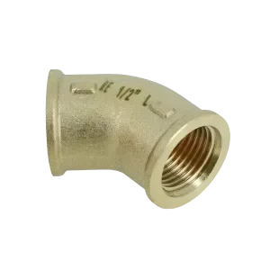 Populair BONFIX Draad messing bocht 45° 1/2″ binnendraad