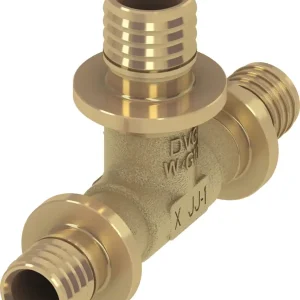Populair TECEflex T-stuk verlopend silicium brons 20 mm x 20 mm x 16 mm