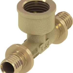 TECEflex T-stuk binnendraad silicium brons 16 mm x Rp 1/2″ x 16 mm Koop Online