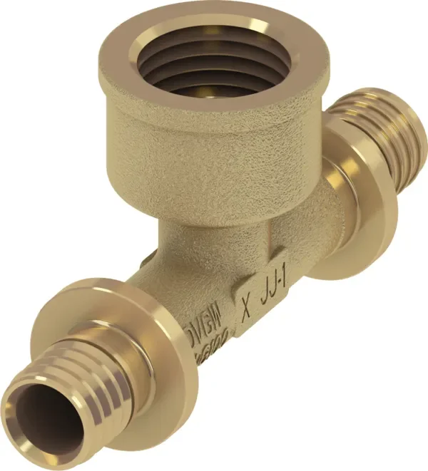 Exclusieve Aanbieding TECEflex T-stuk binnendraad standaard messing 16 mm x Rp 1/2″ x 16 mm