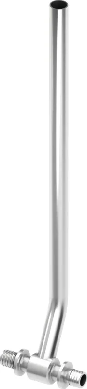 Seizoensaanbieding TECEflex Montage T-stuk 15 mm koper vernikkeld lengte 300 mm 16 mm