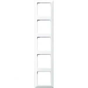 Jung AS585WW afdekraam 5-voudig alpin wit Flitsaanbieding