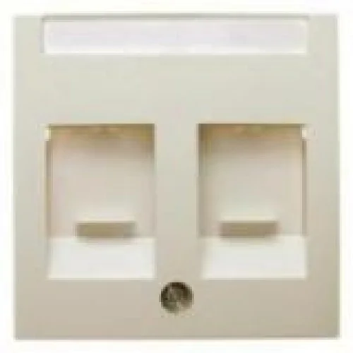 Hoge Kwaliteit Berker 11818982 data centraalplaat tbv draagring 4541 07 creme glanzend