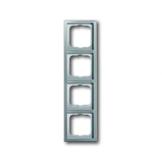 Seizoensaanbieding Busch-Jaeger 1724-866K Pure stainless steel afdekraam 4V RVS