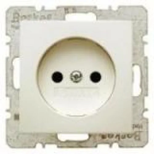Berker 6167038989 1-voudige wandcontactdoos polarwit glanzend Direct Verzonden