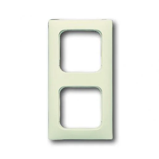 Direct Verzonden Busch-Jaeger 2512-212K-102 Afdekraam 2-voudig linear wit(creme)