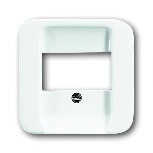 Tijdelijk Beschikbaar Busch-Jaeger 2539-214 centraalplaat luidsprekercontactdoos Reflex-Si alpin wit