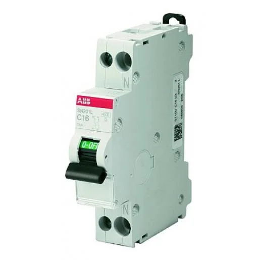 ABB SN201L B16 Haf installatieautomaat 1P+N B16A Exclusieve Aanbieding